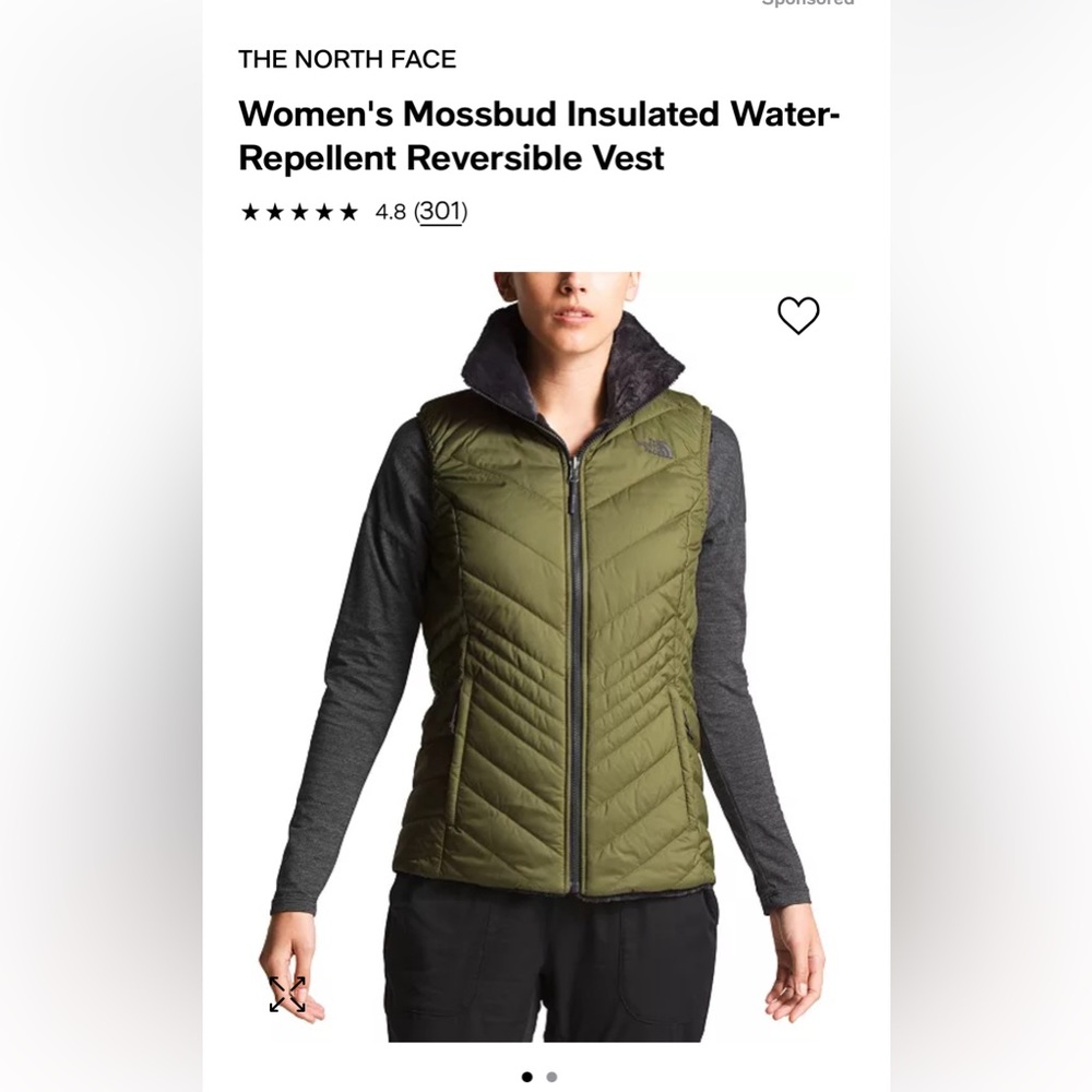 Mossbud Insulated Reversible Vest